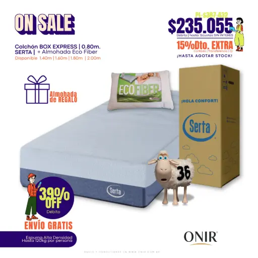 Combo BOX EXPRESS + Almohada de REGALO
